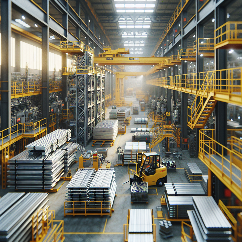 Fabricação de plataformas, passarelas e escadas metálicas