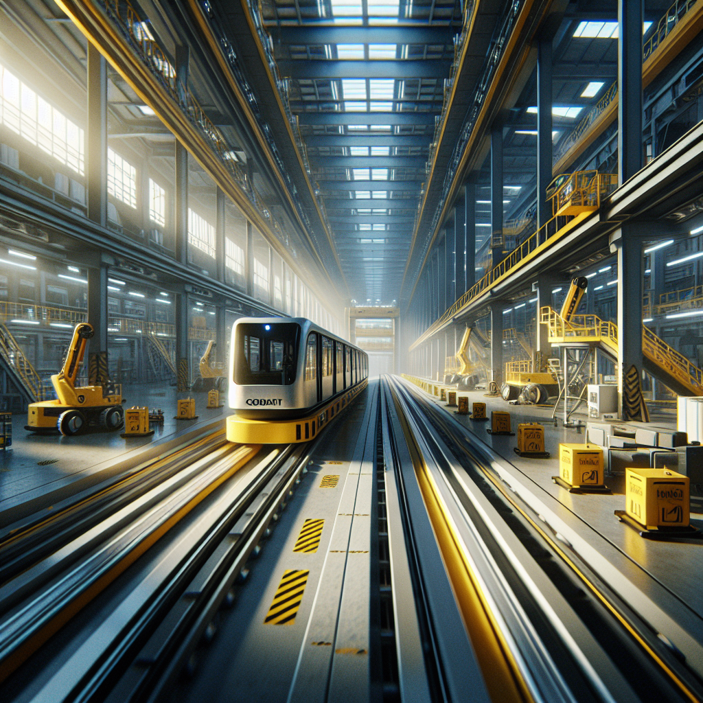 Projeto e fabricação de monovias industriais