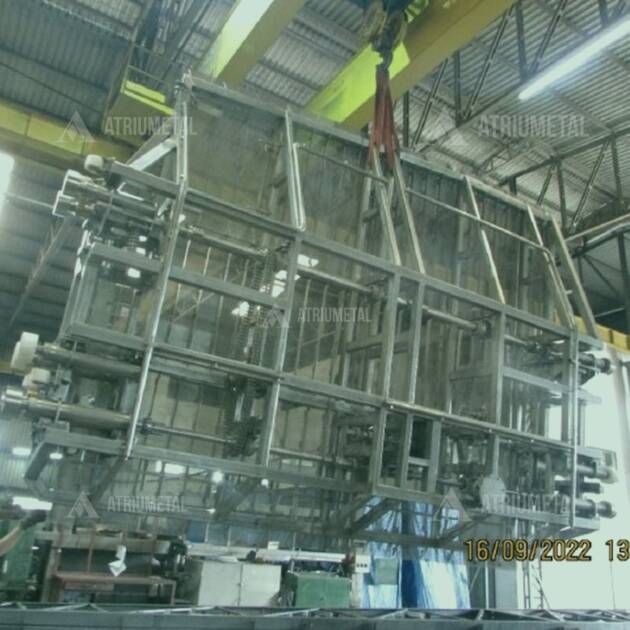 Antepara Naval em Aço Inox — antepara naval em aço inox fabricada sob medida com foco no conjunto principal
